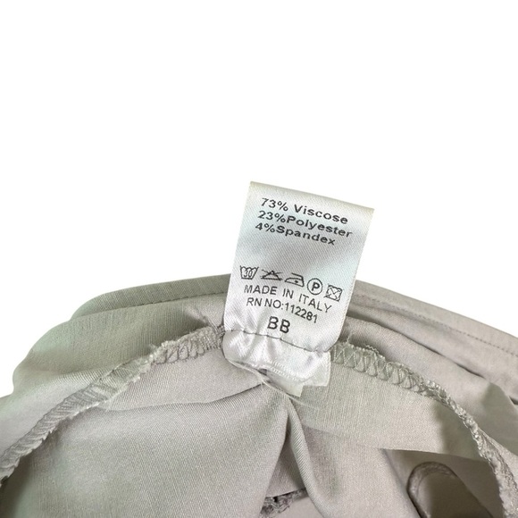 ART Ateliers Rare Toggery Light Gray Size XL Zipper Split Leg Straight Pants - Picture 6 of 8